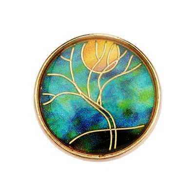 5pcs Retro Time gem Round Metal Buttons for Clothing Sewing Handmade Decor 18mm - Image 1 of 2