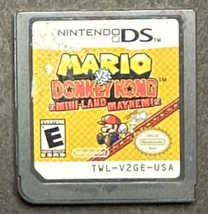 Mario vs Donkey Kong Mini Land Mayhem Not For Resale Nintendo DS Demo - Picture 1 of 6
