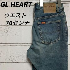 Denim Jeans BIG JOHN JEANS GL HEART Tapered Denim Okayama Japan W:28 Inseam:29