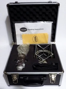 CASCADE FATHEAD II Ribbon Microphone LUNDAHL LL2913 Brown/Silver w/Case #9070 - Picture 1 of 4