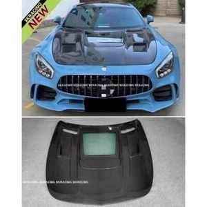 For 16-22 Benz AMG GT GTC GTS GTR Real Carbon Fiber Body Kits Hoods Panels Cover - Foto 1 di 16