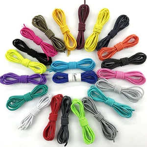Cordones elásticos con cierre rápido sin ataduras correas para zapatos redondos par  - Imagen 1 de 34