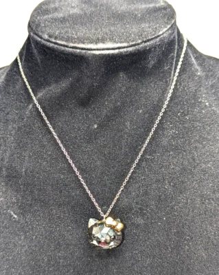 Vintage Swarovski Kristall Hello Kitty Halskette - Bild 1 von 4