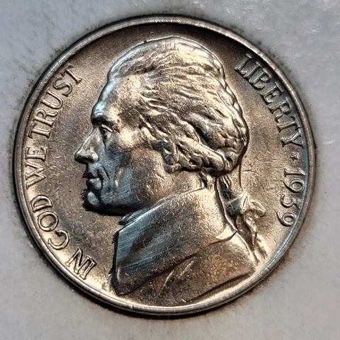 1939 Philadelphia Jefferson Nickel 8504 Cover