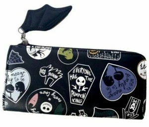 Disney Nightmare Before Christmas Wallet Pumpkin King Sally Zero Bioworld NEW - Picture 1 of 4