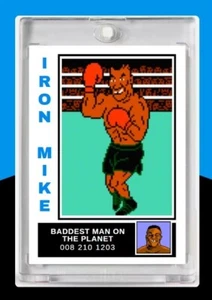 1987 Mike Tyson "Iron Mike" Rookie Card Nintendo Limited Edition w/Case - Picture 1 of 4