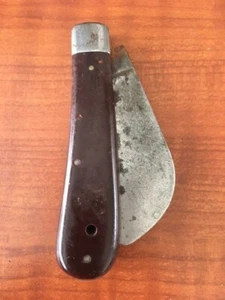 4" Vintage Boker #9215 Tree Brand Hawkbill Blade Pocket Knife Used - Picture 1 of 12