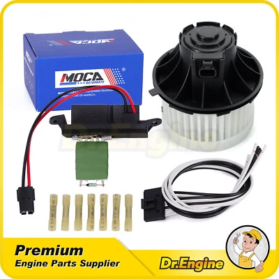 Kit de motor y resistencia soplador de climatización delantero para Chevrolet Silverado Tahoe GMC Sierra Foto 1 de 4