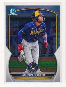 Jackson Chourio ⚾ 2023 Bowman Chrome Prospects #BCP-76 RC Brewers - Imagen 1 de 2