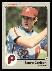 Steve Carlton Philadelphia Phillies 1983 Fleer #155