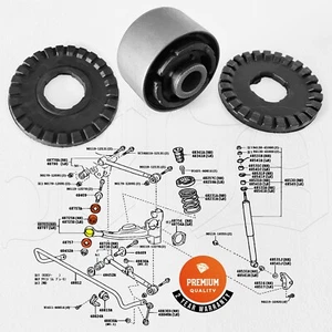 SUSPENSIÓN TRASERA BRAZO CONTROL BUJE PARA TOYOTA RAV4 RAV4 MK2 2000-2005 - Imagen 1 de 5