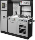 Lil' Jumbl Kitchen Set for Kids Pretend Kitchen Playset with Charcoal Finish