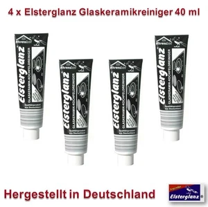 4 x Elsterglanz Glaskeramikreiniger Kochfeldreiniger Kamin Ofen Glas  - Bild 1 von 1