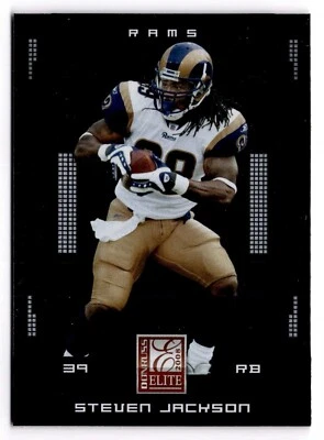 2008 Donruss Elite - #91 Steven Jackson Los Angeles Rams  - Image 1 of 2
