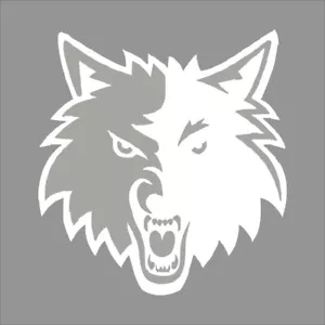 Minnesota Timberwolves #6 NBA Team Logo 1 Farbe Vinyl Aufkleber Auto Fenster Wand - Bild 1 von 7