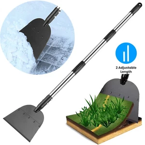 53" Cleaning Flat Shovel Ice Scraper for Digging Snow Removing Weed Remove Tool - Picture 1 of 12
