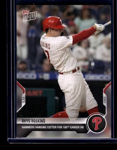 Tarjeta 2021 Topps Now #258 Rhys Hoskins - Imagen 1 de 2