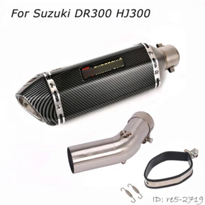 Puntas de escape de motor DR300 HJ300 sistema de tuberías de enlace medio con asesino de bases de datos para Suzuki - Imagen 1 de 9