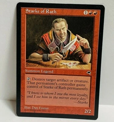 Starke of Rath Tempest RARE MTG 1997 Magic the Gathering CARD Vintage - Image 1 of 3