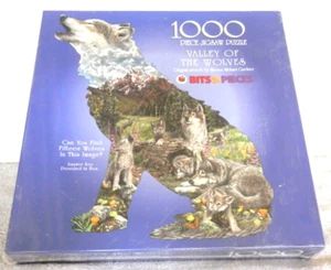 Brand New 1999 Steven Michael Gardner 1000 pcs. Valley of the Wolves Puzzle - Picture 1 of 1