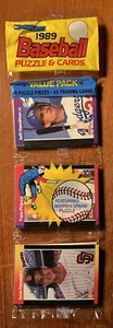(1) 1989 Donruss Baseball ~ Random Rack Pack ~ From New Case - Ken Griffey ? - Picture 1 of 4