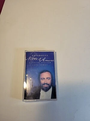 Pavarotti Audio Cassette Notte D'Amore Popular Italian Love Songs 1998  Foto 1 de 4