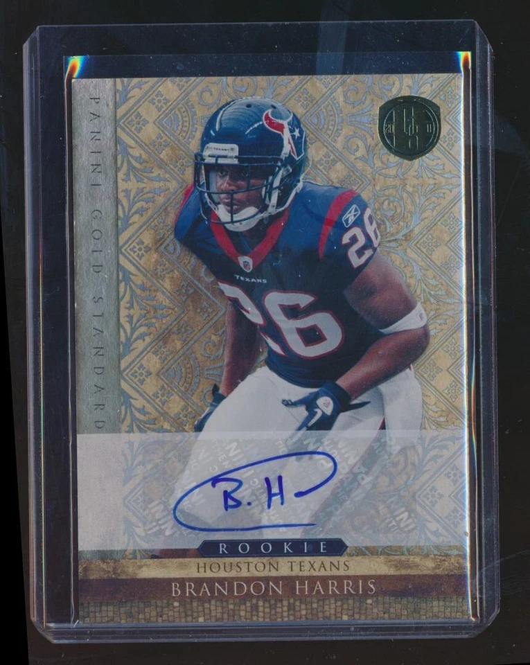 2011 GOLD STANDARD ROOKIE /499 AUTO BRANDON HARRIS TEXANS - Image 1 of 1