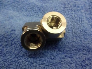 HIGH PRESSURE STAINLESS ST330 SWIVEL ELBOW NOZZLE HOLDER VARIABLE 240 DEG ANGLE - Picture 1 of 11