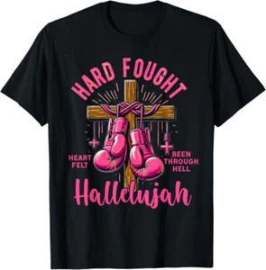 Brandon Hard Fought Hallelujah Praise Jesus Lake T-Shirt - Bild 1 von 16