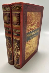 Midnattssolens Land Paul DU CHAILLU SIGNED 1st Swedish Ed 1883 Land Midnight Sun - Picture 1 of 22