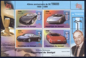Senegal - 1998 MNH s/s di 4 auto De Tomaso cv 9.50 #1346 Lotto #2 - Foto 1 di 2