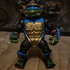 1990 TMNT Teenage Mutant Ninja Turtles LEO THE SEWER SAMURAI Action Figure - Picture 1 of 2