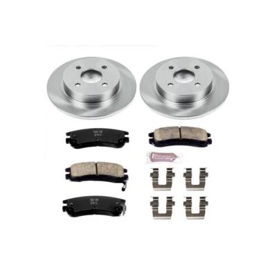 PowerStop Disc Brake Kit - Rear - Fits Saturn SC1 1996-1998, Saturn SC2 1996-199 Foto 1 de 4