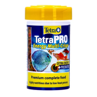 Tetra Pro Energy Crisps Aquarium Fish Food Tropical Daily Diet Fish Tank Health