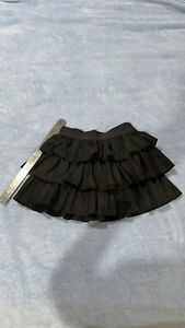 Ralph Lauren Girls Tiered Skirt, Black, Size 7, Barely Worn