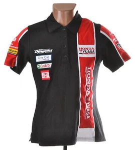 YUASA HONDA RACING BUTTON SHIRT JERSEY S WOMEN - Picture 1 of 6