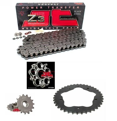 JT SPROCKETS DUCATI MULTISTRADA 1200 2010 2016 TRASMISSIONE CORONA PIGNONE CATENA PARASTRAPPI