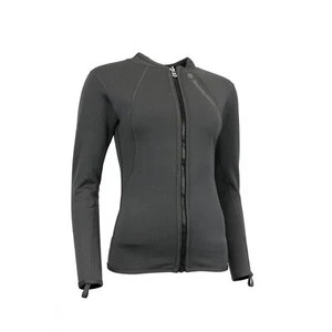 Piel de tiburón - Camisa de manga larga Titanio 2 cremallera completa - Mujer Talla US8 - Imagen 1 de 5