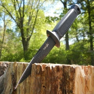 7" TACTICAL COMBAT BOOT KNIFE Survival Hunting MILITARY BOWIE Fixed Blade SHEATH - Picture 1 of 3