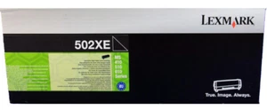 AUTHENTIQUE & ORIGINAL TONER - LEXMARK 502XE - NOIR - NEUF - Imagen 1 de 3