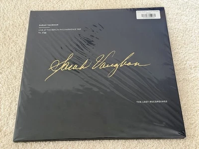 Sara Vaughan Live at The Berlin Philharmonie Lost Recordings 180G Vinyl 2xLP NEW - Image 1 of 4