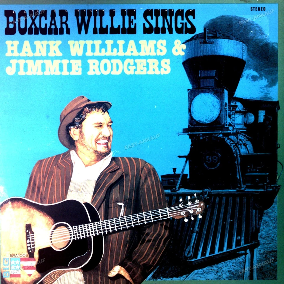 Boxcar Willie - B. Willie Sings Hank Williams & Jimmie Rodgers LP (VG/VG) .* - Image 1 of 1