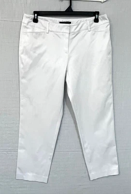 EUC  Zac & Rachel Petite Women's Ankle Pants. 16P. White. Dress or Casual - Image 1 of 4