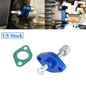 Blue Adjustable Manual Cam Chain Tensioner For Yamaha YFM 550 600 660 700 Raptor - Picture 1 of 8