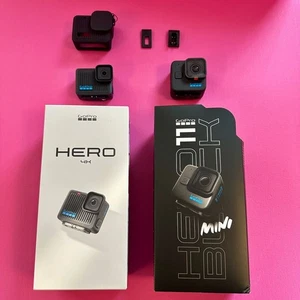GoPro HERO 11 Mini 2024 Action Camera Set Bonus Silicone Covers Used - Picture 1 of 5