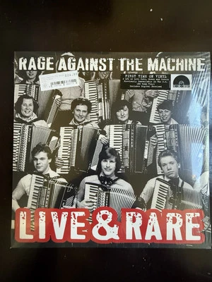 RAGE AGAINST THE MACHINE Live & Rare 2LP VINYL W/HYPE STICKER - Image 1 of 2