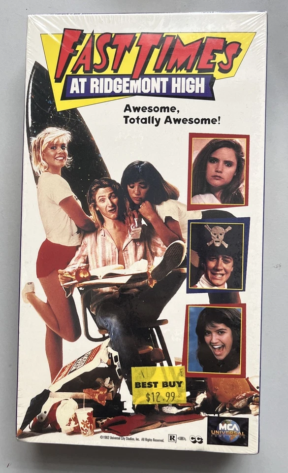 Fast Times at Ridgemont High (VHS, 1982) NEW & SEALED - 1996 MCA Video - Image 1 of 4