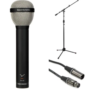 Beyerdynamic M 88 Dynamic Microphone with Stand and Cable - Hypercardioid - Picture 1 of 1