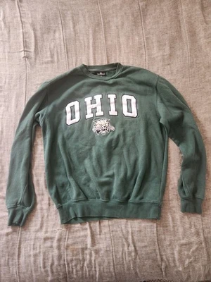 Green Colosseum Ohio University Bobcats Sweatshirt  Men's Size M - Image 1 of 4