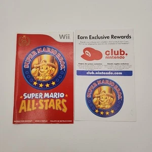 SUPER MARIO ALL STARS Original Bedienungsanleitung Buch/Einlage für Nintendo Wii - Bild 1 von 2